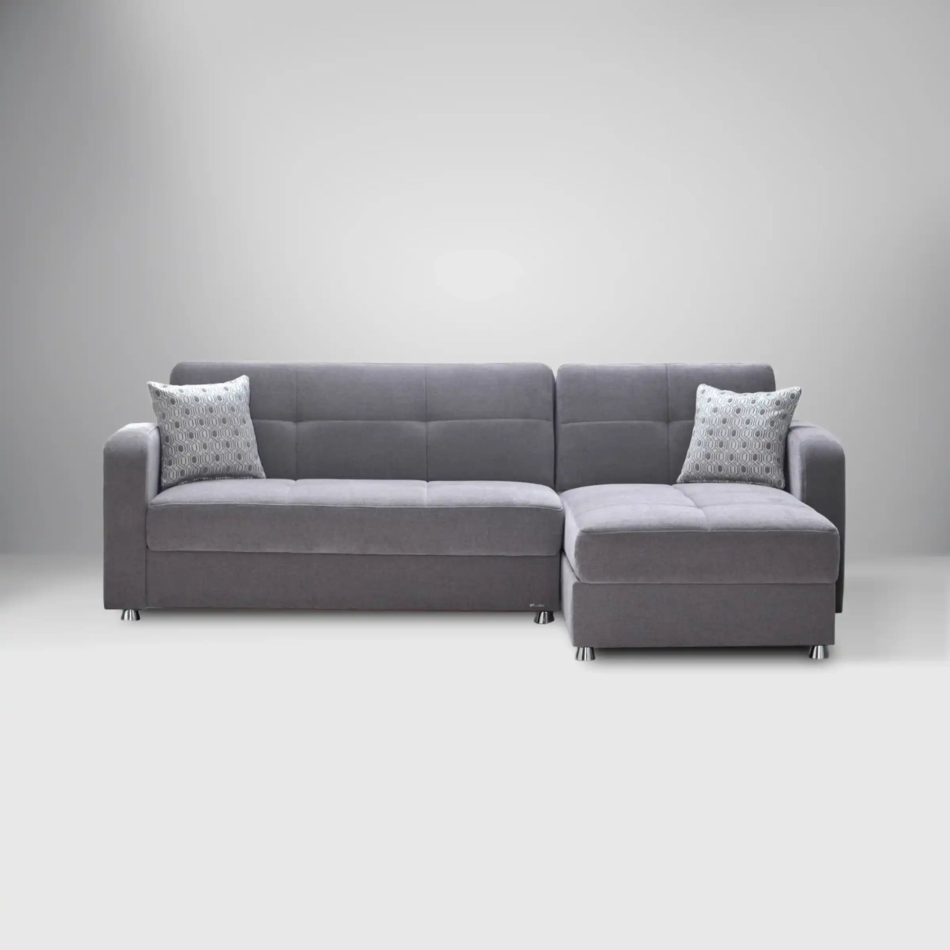 Vision 2-Piece L-Shaped Sleeper Sectional Sofa – 102” Wide, Reversible Chaise, Modern Comfort & Functionality - Best Buy Furniture