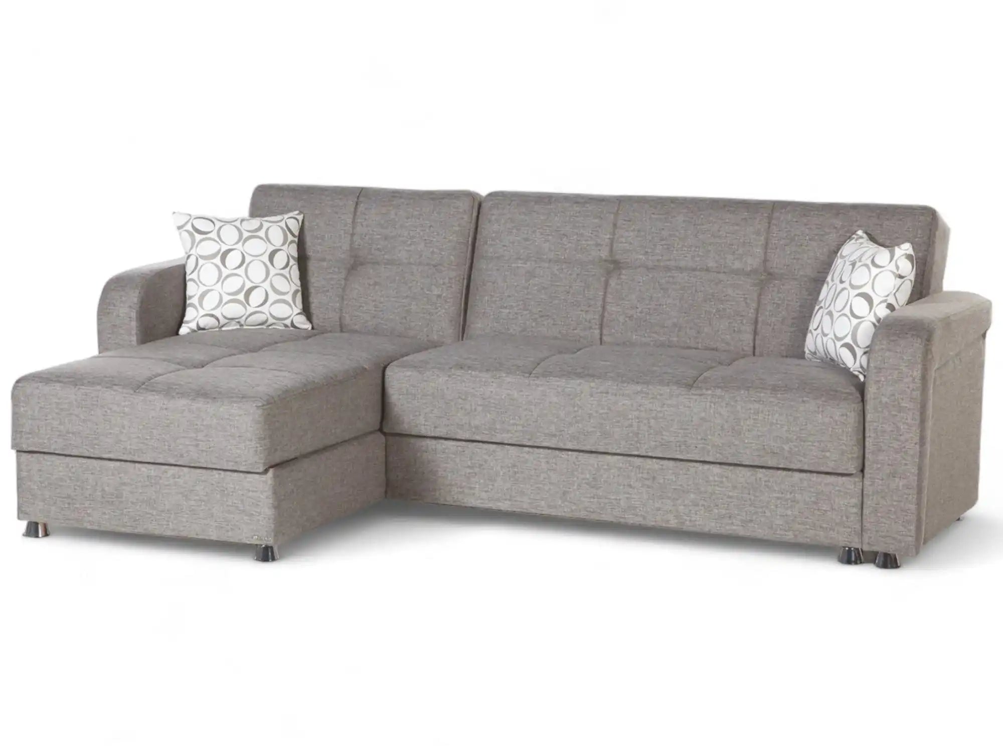 Vision 2-Piece L-Shaped Sleeper Sectional Sofa – 102” Wide, Reversible Chaise, Modern Comfort & Functionality - Best Buy Furniture