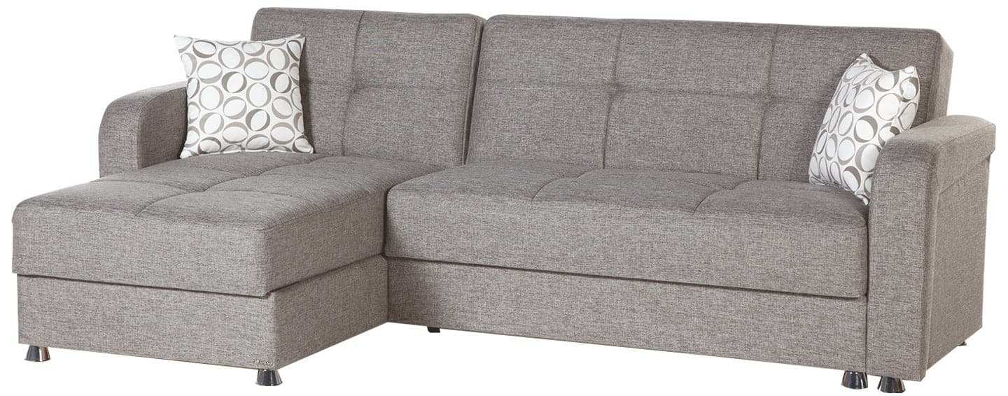 Vision 2-Piece L-Shaped Sleeper Sectional Sofa – 102” Wide, Reversible Chaise, Modern Comfort & Functionality - Best Buy Furniture