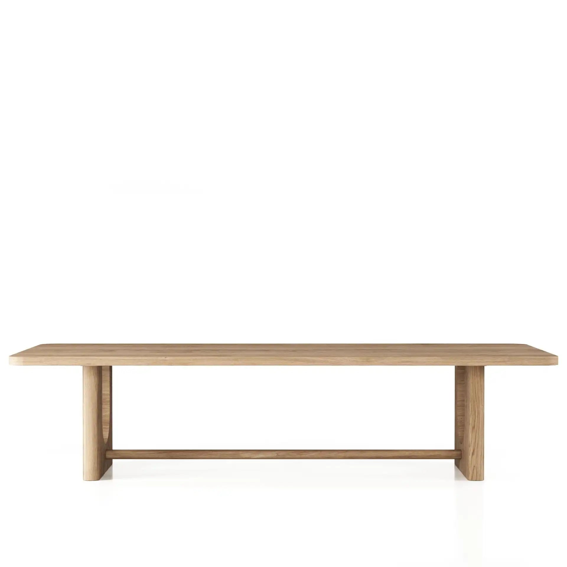 Modrest Walz - Modern Natural Oak Rectangular Dining Table - Best Buy Furniture