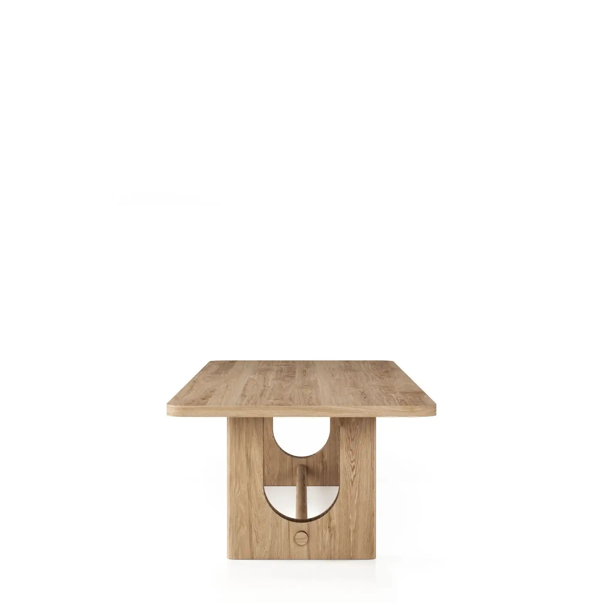 Modrest Walz - Modern Natural Oak Rectangular Dining Table - Best Buy Furniture