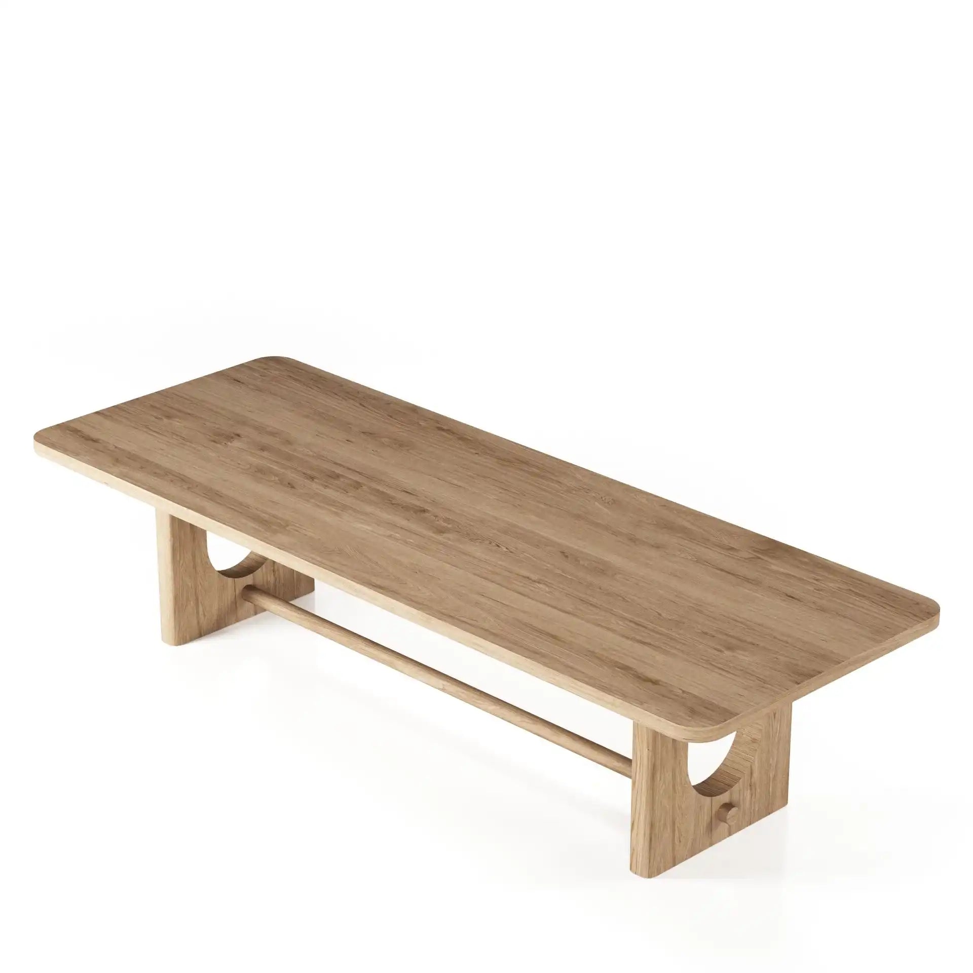 Modrest Walz - Modern Natural Oak Rectangular Dining Table - Best Buy Furniture